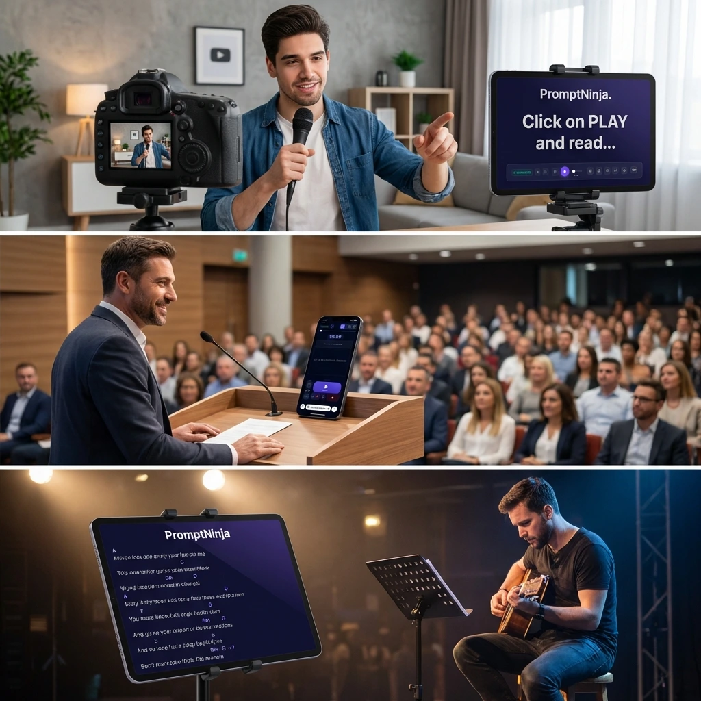 Comparação entre PromptNinja e outros aplicativos de teleprompter